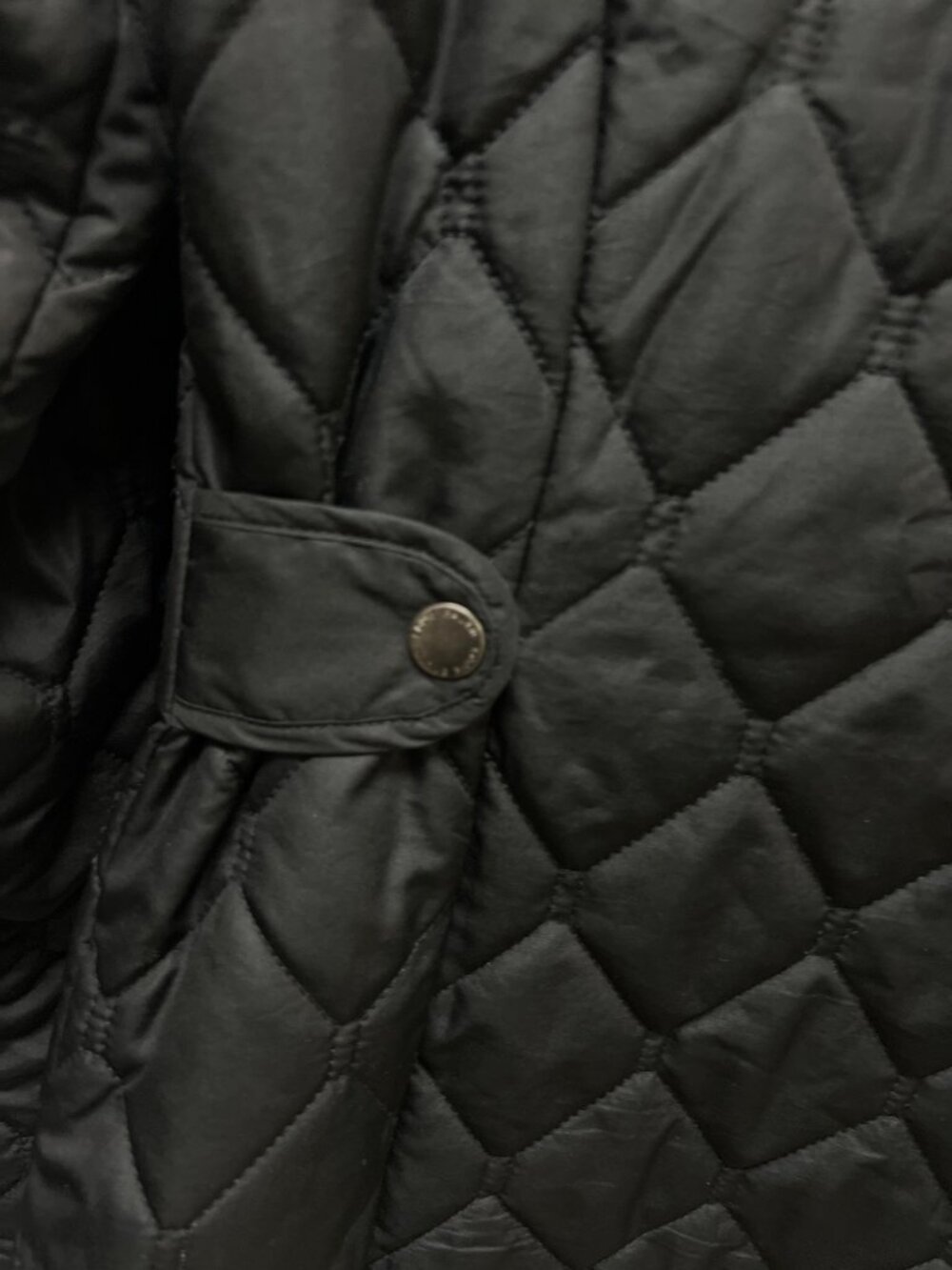 Eddie Bauer Black Quilted Insulated Chore Coat - Picture 9 of 9